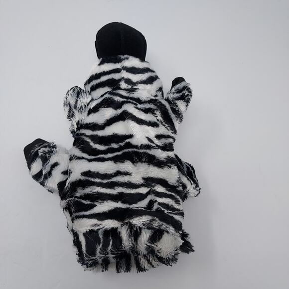 CalToy Zebra Black & White 10" Hand Puppet - Picture 3 of 6